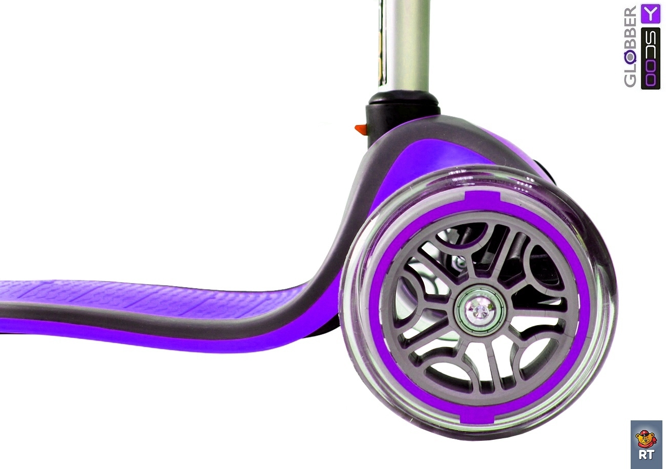 Самокат Globber My Free New Technology с блокировкой колес, фиолетовый  